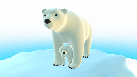 Polar Bear Pack - Stylized