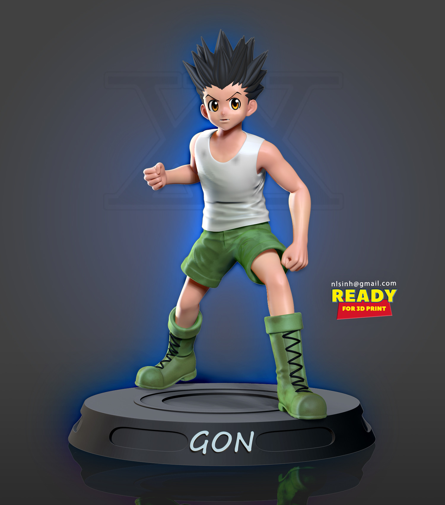 Gon Freecs and Ging Freecs Hunter x Hunter