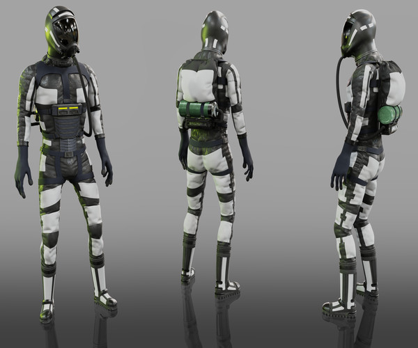 ArtStation - Offworld Exploration Spacesuit | Resources