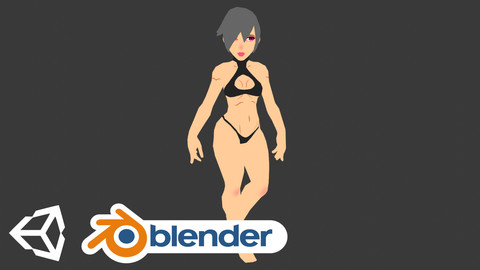 Game-Ready Stylized Female Basemesh