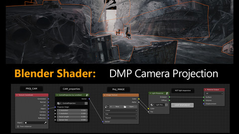 Blender Shader: DMP Camera Projection