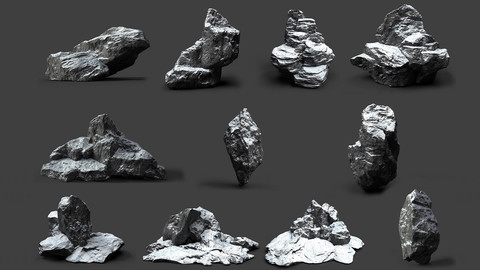 Snowy Rock Collection 004