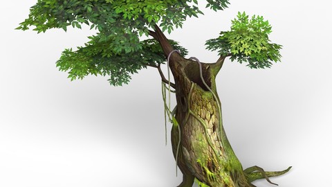 Game Ready Fantasy Tree 04