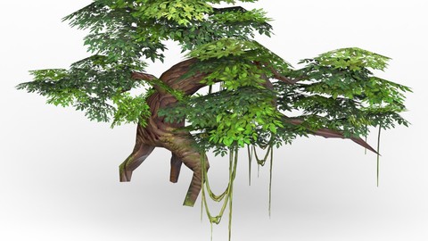 Game Ready Fantasy Tree 07