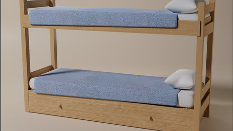 Bunk Bed Wooden