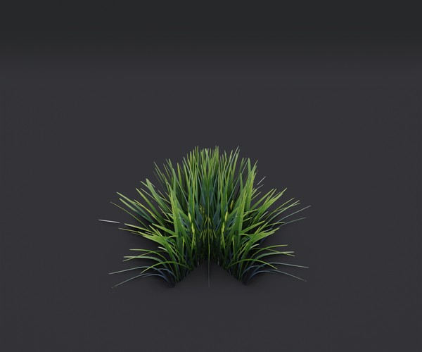 ArtStation - Lowpoly Grass | Game Assets