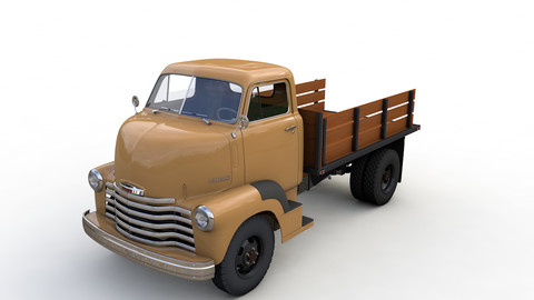 CHEVY COE FLATBED TRUCK 1949