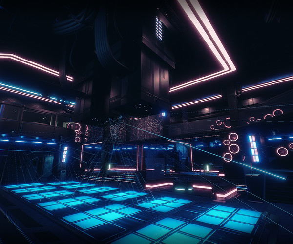 ArtStation - Cyberpunk Nightclub - Unreal Engine 4 | Game Assets