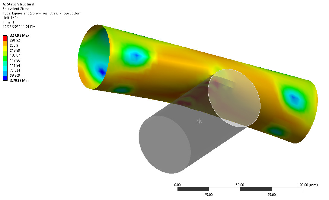 ArtStation - Ansys Nonlinear Pipe Bending | Resources