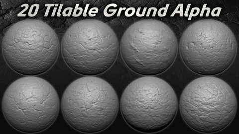 20 Amazing  Tileable  Ground Alpha ( Seamless )