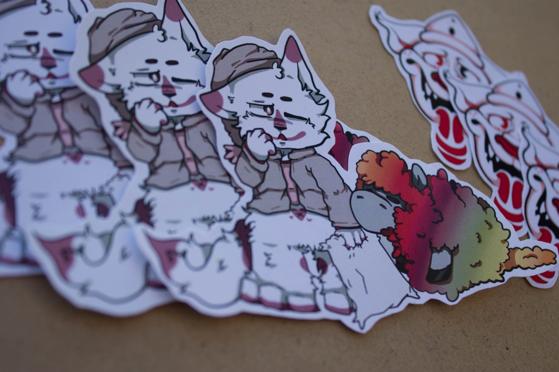 Digital Drawing Stickers for Sale