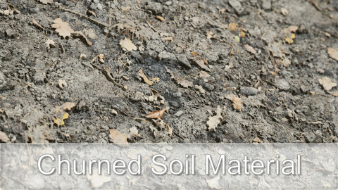 Churned Soil Scanned Material