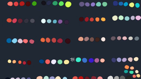 Color Palette 58 for Clip Studio Paint and Ex