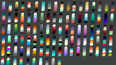 Color Palette 60 for Clip Studio Paint and Ex