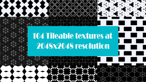 104 Tileable Textures At 2048x2048 Resolution
