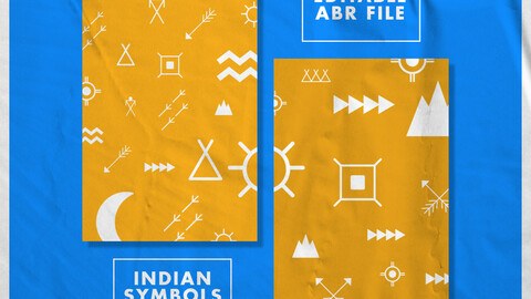 Indian Tribe Brush Pattern