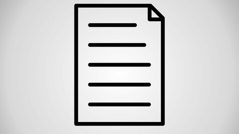 Vector Document Icon