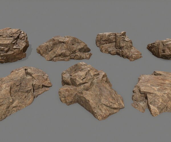 ArtStation - rock set | Game Assets