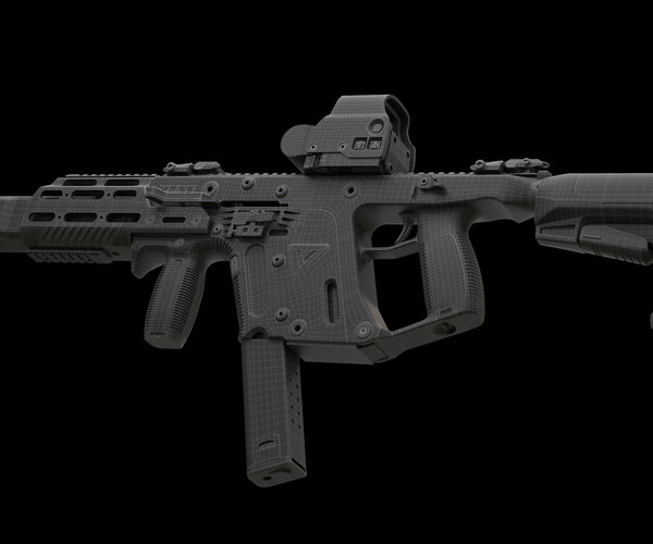 ArtStation - Kriss Vector Gen 2 Sub-D | Resources