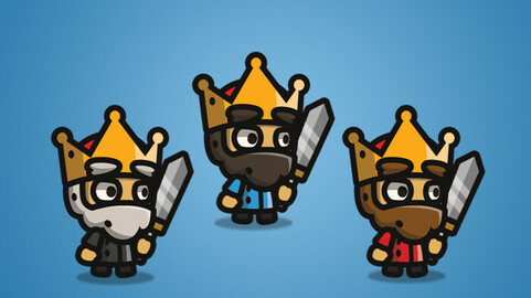 Tiny Style Character – King 2D Character Sprite