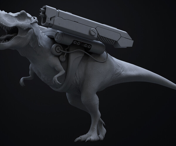 3d t rex game