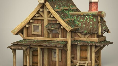 Game Ready Wooden House