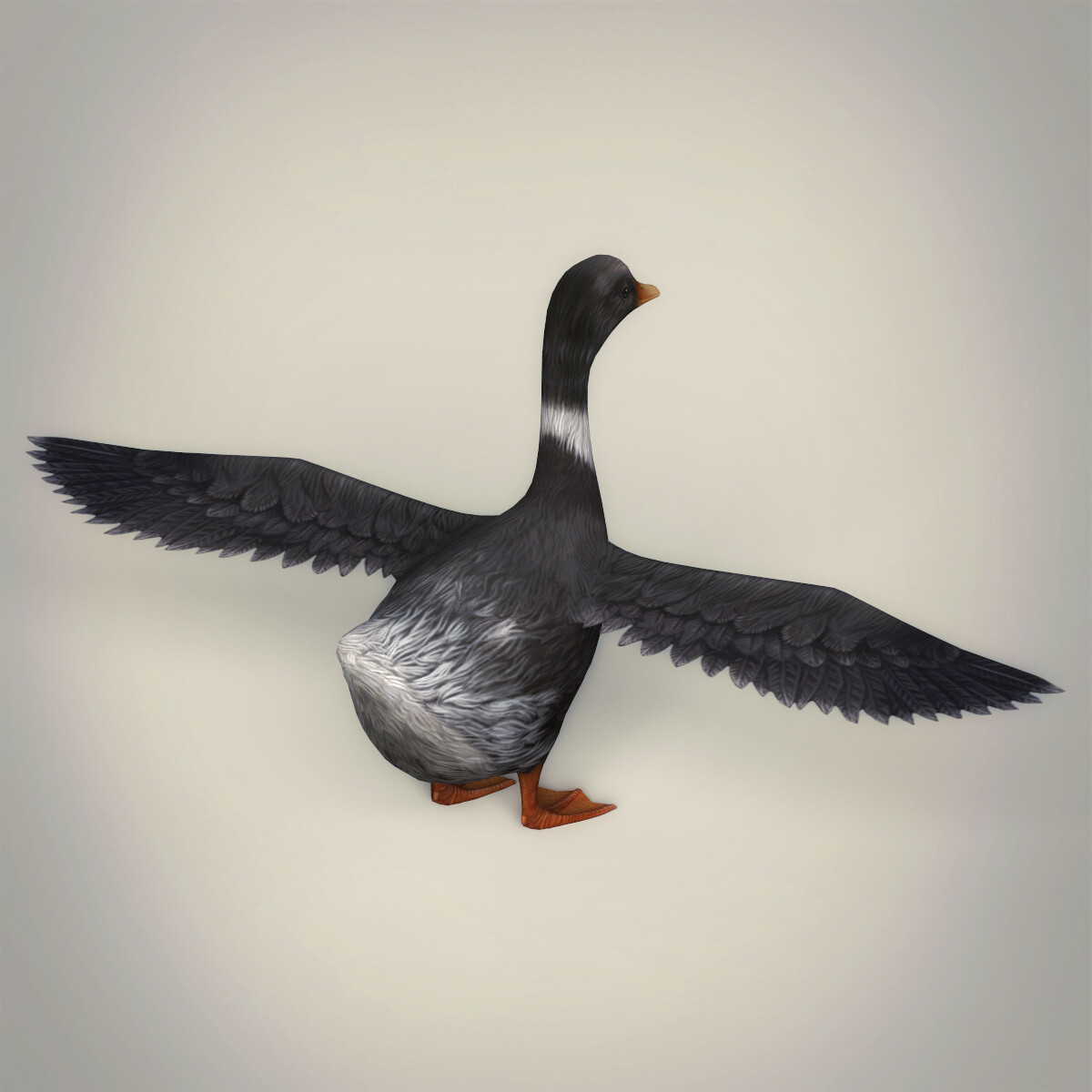 3d модель утки