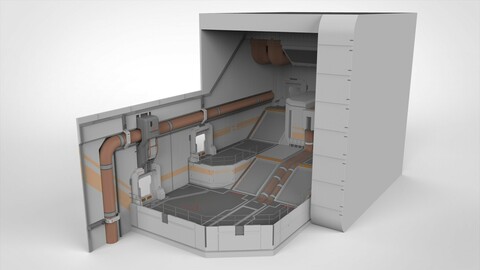 sci-fi Architectural element 7