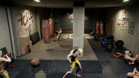 Unreal 4 Old gym