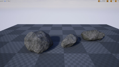 Dirty Rocks - Game Assets