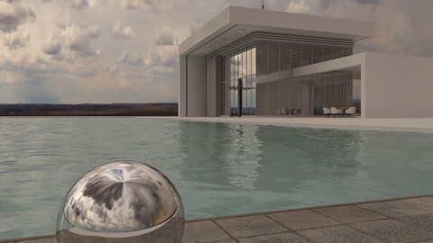 Spherical HDRI map 12
