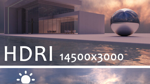 Spherical HDRI map 34