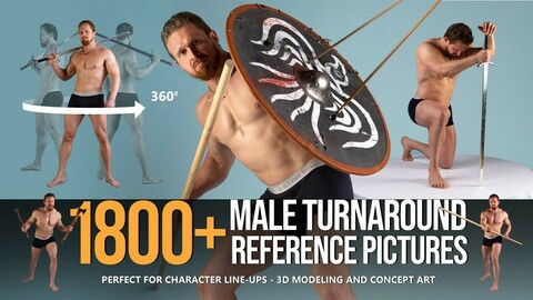 1800+ Male Turnaround Reference Pictures