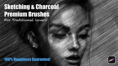 Sketching & Charcoal Brushes [Artwork + Lifetime Update]