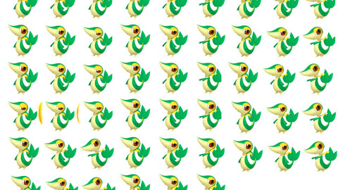 SNIVY HQ BATTLER FOR RPG MAKER MV :d