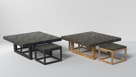 KINTSUGI COFFEE TABLE SET