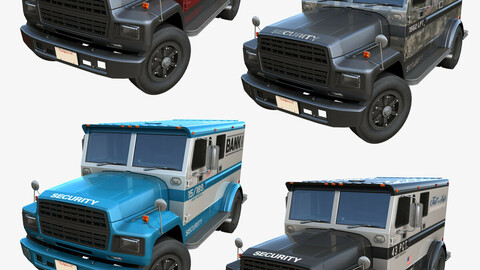 American armored security truck PBR