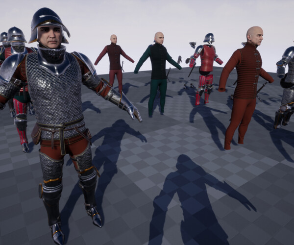 ArtStation - TAB Medieval Knight - 6 | Game Assets