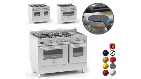 Bertazzoni cooker collection 3D model