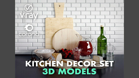 Kitchen Decor Set 01