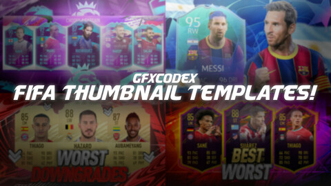 Fifa Thumbnail Templates!