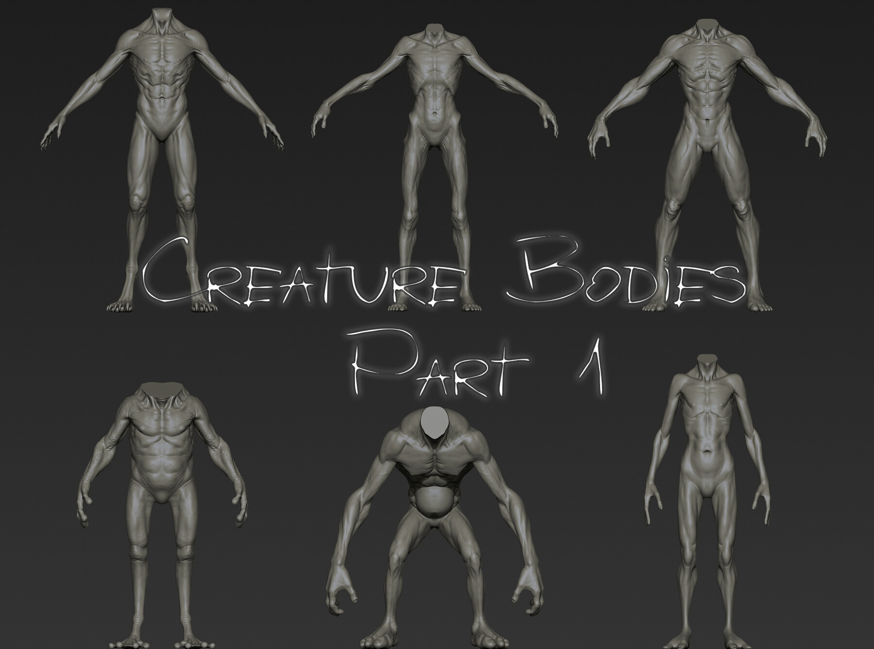 ArtStation - Creature Bodies Part 1 | Resources