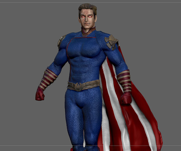 ArtStation - HOMELANDER 3D PRINT | Resources