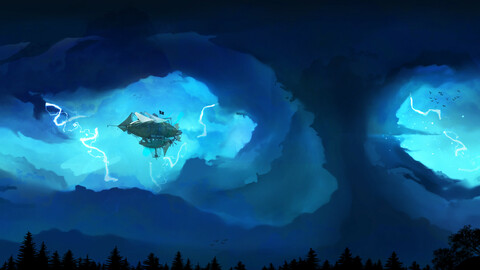 Fantasy Sky Background
