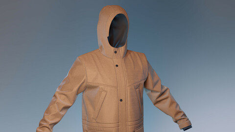 Parka Jacket for Marvelous designer