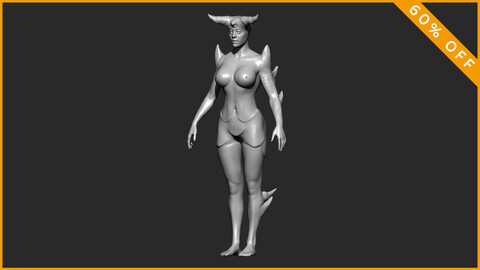 Demonic Countress Printable 3D Model