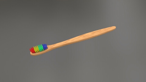 Children Wooden Toothbrush