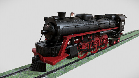 Steam Engine Train Wagon