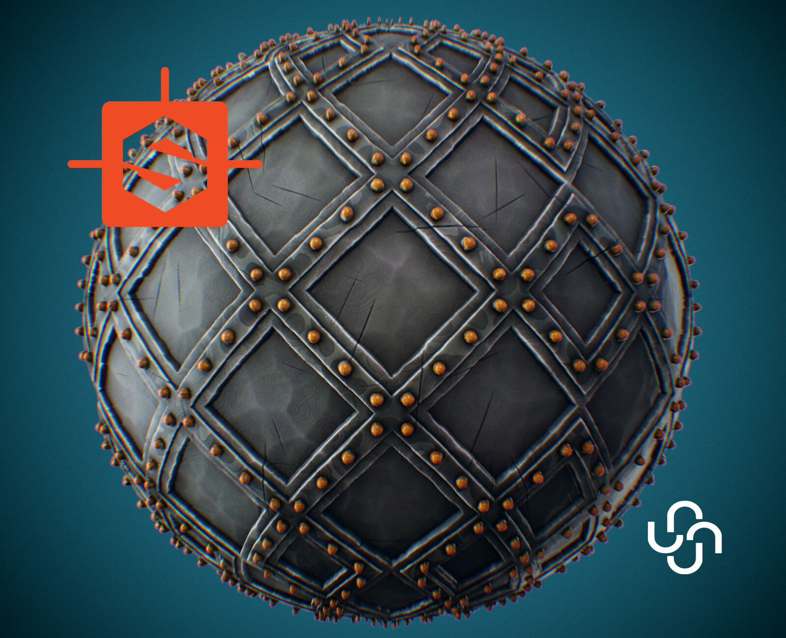 Texture Stylized Metal Vol 18 Hand Painted Texture Pack VR AR Low-poly ...