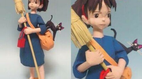 kiki's delivary service paper craft